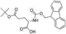 N-芴甲氧羰基-L-谷氨酸-Γ-叔丁酯 结构式