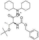 N-苄氧羰基-O-叔丁基-L-苏氨酸二环己铵盐 结构式