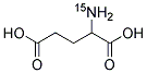 DL-谷氨酸-1-15N 结构式