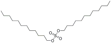 二(十二烷基)硫酸酯 结构式