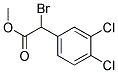 Alpha Bromo-3,4-Dichloro Phenyl Acetic Acid / Methyl Ester  结构式