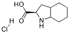 (2R, 3R, 7R)-Octahydro-1H-indole-2-carboxylic acid hydrochloride  结构式