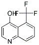 4-Hydroxy-5-(trifluoromethyl)quinoline 结构式