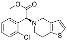 (S)-Alpha-(2-Chlorophenyl)-6,7-Dihydro-Thieno(3,2-C)Pyridine-5(4h)-Acetic Acid Methyl Ester 结构式