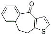 4-Oxo-9,10-Dihydro-4h-Benzo(4,5)Cyclohepta (1,2.B)Thiophene 结构式