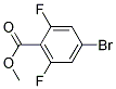 METHYL 4-BROMO-2,6-DIFLUOROBENZOATE 结构式