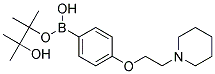 4-[2-(Piperidin-1-yl)ethoxy]benzeneboronic acid, pinacol ester 结构式