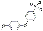 4-(4-Methoxyphenoxy)benzenesulphonyl chloride 结构式