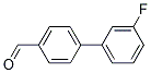 3'-Fluoro-[1,1'-biphenyl]-4-carboxaldehyde 结构式