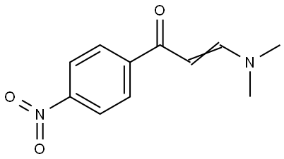 3-(二甲氨基)-1-(4-硝基苯基)丙-2-烯-1-酮 结构式