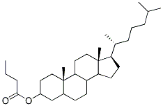 二氢胆甾醇丁酸酯 结构式