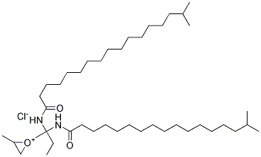 二异硬脂酰胺丙基环氧丙基甲基氯化铵 结构式