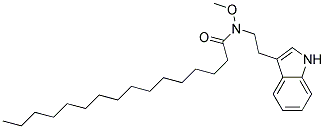 棕榈酰甲氧基色胺 结构式