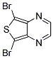 5,7-二溴-噻吩[3,4-B]吡嗪 结构式