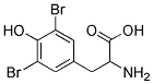 3,5-Dibromo-DL-tyrosine 结构式