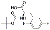 Boc-2,5-Difluoro-D-Phenylalanine 结构式