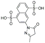 3-(3-methyl-5-oxo-4,5-dihydropyrazol-1-yl)naphthalene-1,5-disulfonic acid 结构式