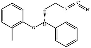 (R)-3-AZIDO-1-PHENYL-1-(2-METHYLPHENOXY)-PROPANE 结构式