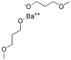 Barium (II) methoxypropoxide, 25% w/w in methoxypropanol 结构式