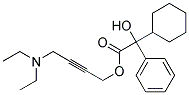 OXYBUTYNIN IMPURITY A4-(DIETHYLAMINO)BUT-2-YNYL(RS)-2-(CYCLOHEX-3-ENYL)-2-CYCLOHEXYL-2-HYDROXYACETATE EPO(CRM STANDARD) 结构式