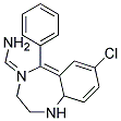 [7-CHLORO-5-PHENYL-1,3-DIHYDRO-BENZO[E][1,4]DIAZEPIN-(2E)-YLIDENE]-METHYL-AMINE 结构式