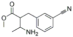 3-AMINO-2-(3-CYCNOBENZYL)-BUTYRIC ACID METHYL ESTER 结构式