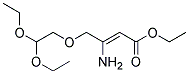 3-AMINO-4-(2,2-DIETHOXY-ETHOXY)-BUT-2-CNOIC ACID ETHYL ESTER 结构式