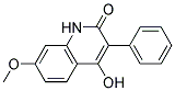 3-PHENYL-4-HYDROXY-7-METHOXYQUINOL-2-ONE 结构式