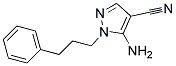 5-AMINO-1-(3-PHENYL-PROPYL)-1H-PYRAZOLE-4-CARBONITRILE 结构式