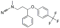 METHYL-[3-PHENYL-3-(4-TRIFLUOROMETHYL-PHENOXY)-PROPYL]-CYANAMIDE 结构式