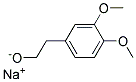 SODIUM 2-(3,4-DIMETHOXY-PHENYL)-ETHANOLATE 结构式