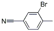 4-甲基-3-溴苯腈 结构式