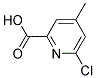 6-CHLORO-4-METHYL-PYRIDINE-2-CARBOXYLIC ACID 结构式