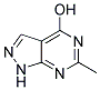 6-METHYL-1H-PYRAZOLO[3,4-D]PYRIMIDIN-4-OL 结构式
