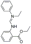 N-(Ethoxycarbonylphenyl)-N'-Ethyl-N'-Phenylformamidine 结构式