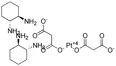 (Trans-1,2-Diaminocyclohexane)Malonate Platinum 结构式