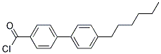 4-N-Hexyl-4'-Diphenylformylchloride 结构式