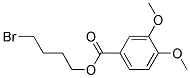 3,4-DIMETHOXYBENZOIC ACID 4-BROMOBUTRYL ESTER 结构式