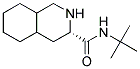 (S)-N-Tert-Butyl Decahydro-3-Isoquinolin Carboxamide 结构式