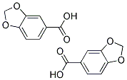 PIPERONYLIC ACID, (3,4-METHYLENEDIOXYBENZOIC ACID) 结构式