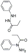 N-PHENYLPROPIONIC HYDRAZIDE, (N-PHENYL-N'-PROPIONYLHYDRAZINE) 结构式