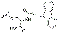 N-FMOC-O-ACETYL-L-SERINE 结构式