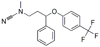 N-CYANO-N-METHYL-3-(4-TRIFLUOROMETHYL PHENOXY)-3-PHENYL PROPANAMINE 结构式