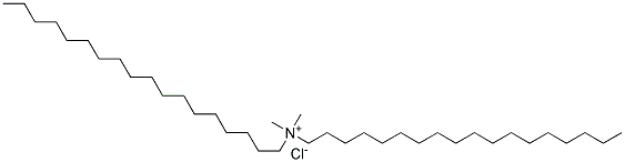 N,N-DIMETHYL-N,N-DIOCTADECYLAMMONIUM CHLORIDE 结构式