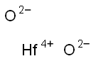 Hafnium dioxide 结构式