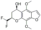 CIS-7-DIFLUOROMETHYL-4,9-DIMETHOXY-5H-FURO-[3,2-G]-CHROMAN-5-OL 结构式