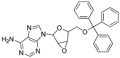 9-(4-((TRITYLOXY)METHYL)-3,6-DIOXA-BICYCLO[3.1.0]HEXAN-2-YL)-9H-PURIN-6-AMINE 结构式