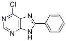 6-Chloro-8-phenyl-9H-purine 结构式