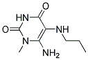6-AMINO-5-PROPYLAMINO-1-METHYLURACIL 结构式