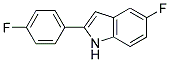 5-FLUORO-2-(4-FLUOROPHENYL)-1H-INDOLE 结构式